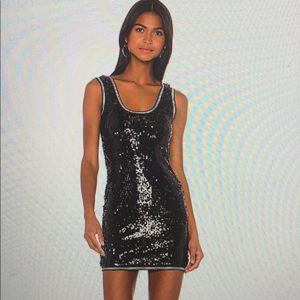 Sequin mini dress
